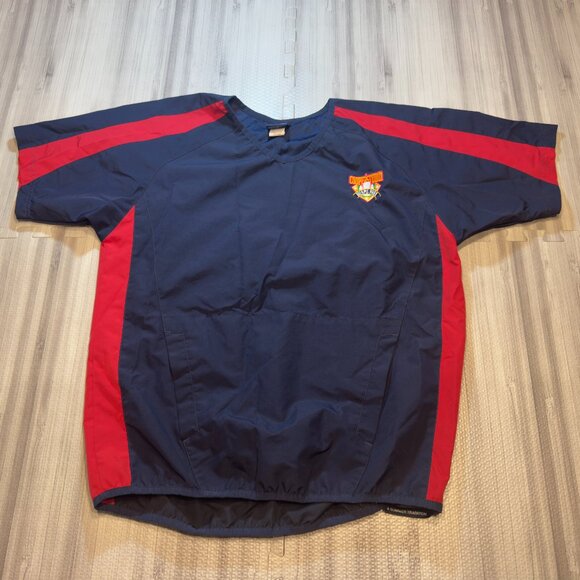The Cooperstown Dreams Park Authentic Baseball Windbreaker Warm Up Shirt - Picture 1 of 3